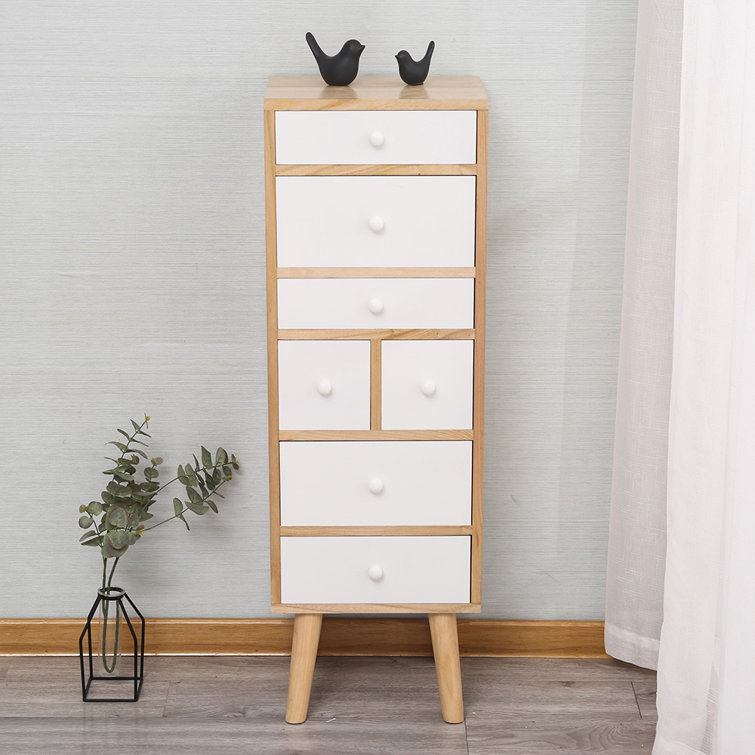 Norden Home Elmirasol 7 Drawer 35Cm W Solid Wood Chest Of Drawers